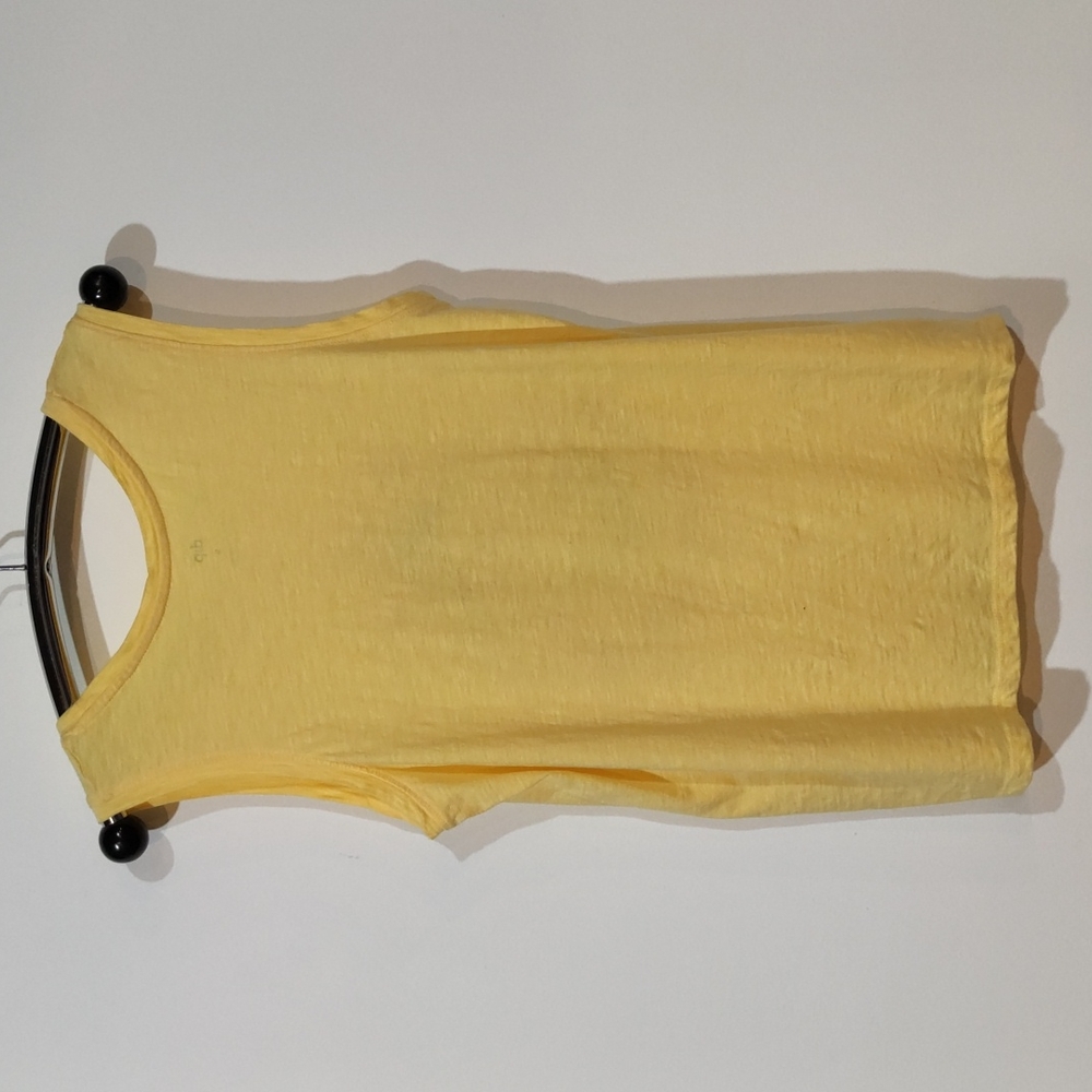 Tank Top T Shirt graffiti painted Festival size Size Small yellow purple blue - Picture 4 of 6